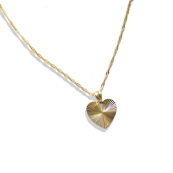Ray Heart Necklace