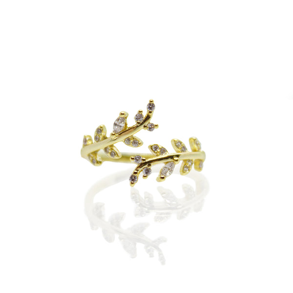 Circle Leaves Ring