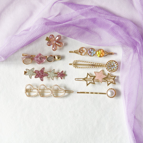 Light & Airy Starry Hair Clips Set