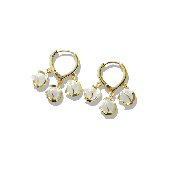 Shaking Opal Earrings