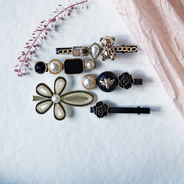 Silhouette Hair Clips Set